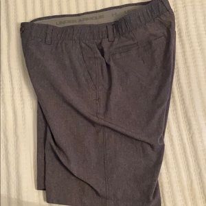 UA dark great golf shorts